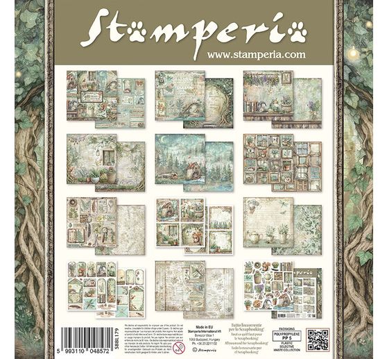 Bloc de papier scrapbooking « Herbarium Silvae »