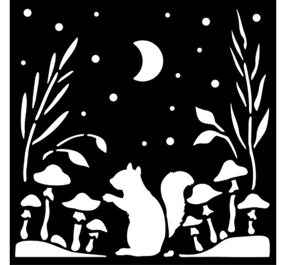 Pochoir « Herbarium Silvae - Squirrel »