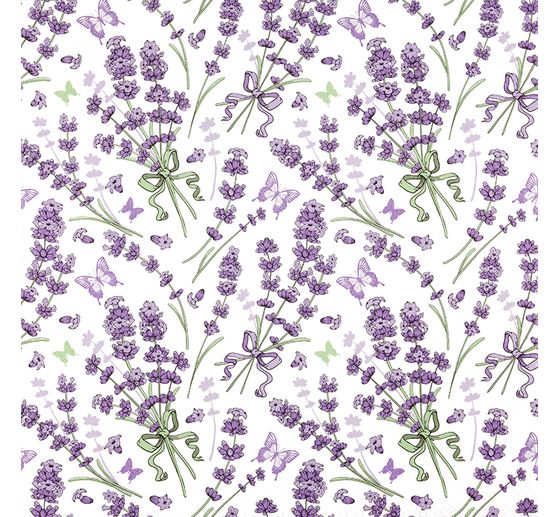 Serviette &laquo; Lavender Love &raquo;