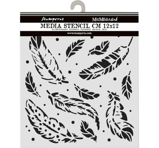 Pochoir « Herbarium Silvae - Feather Pattern »