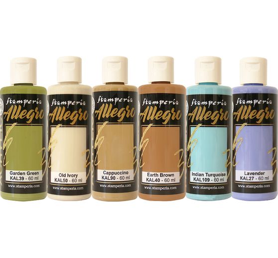 Peintures Stamperia Allegro Acrylic « Herbarium Silvae »