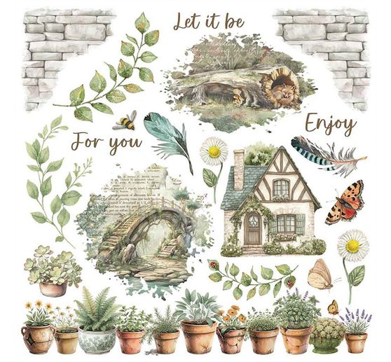 Assortiment de Rub On « Herbarium Silvae »