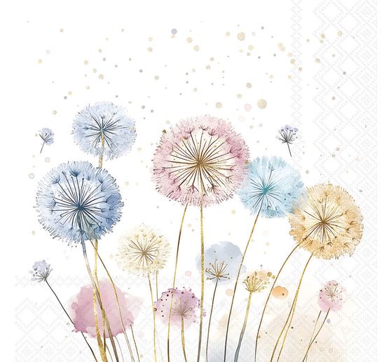 Serviettes &laquo; Dandelions &raquo;