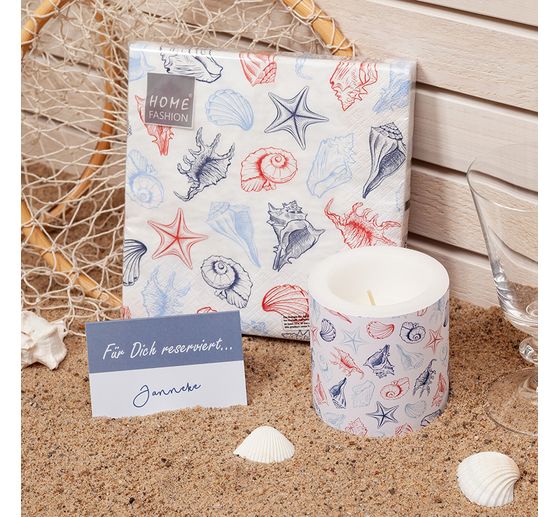 Set de serviettes VBS &laquo; By the Sea &raquo;