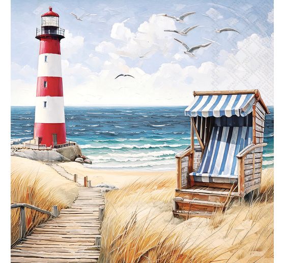 Set de serviettes VBS &laquo; By the Sea &raquo;