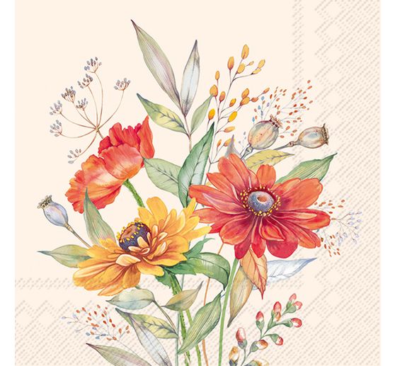Serviette « Sunset Bouquet »