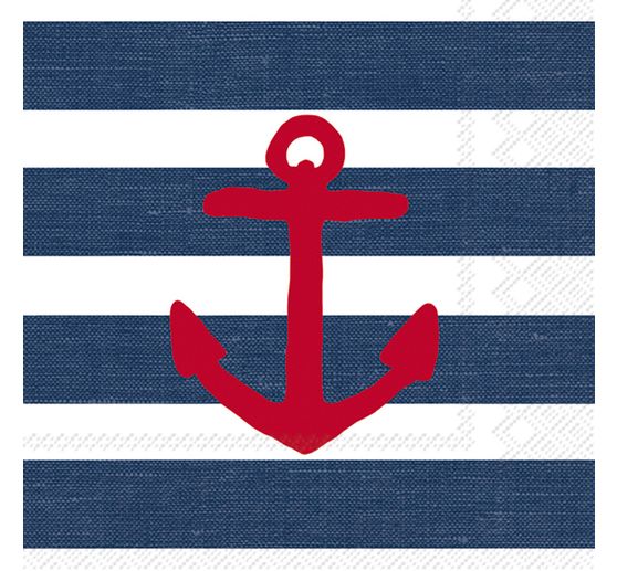 Serviette « Anchor blue »