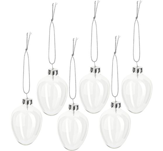 &OElig;ufs en verre VBS, 6 pc.