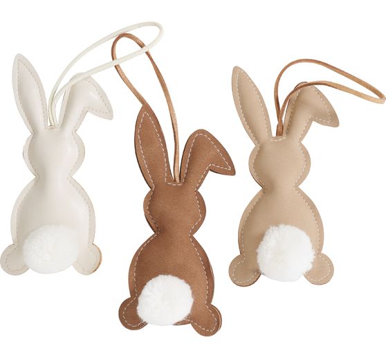 Lapin en tissu VBS, set de 3