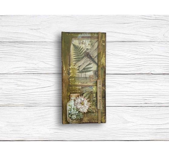 Assortiment de soies de paille à motifs « Herbarium Silvae », set de 6 pièces