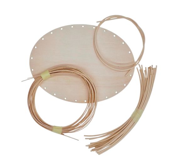 VBS Craft kit rattan cane "Oval basket"