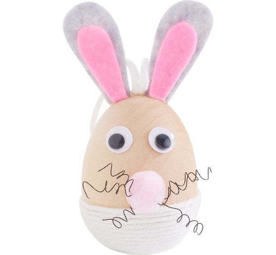 Kit cr&eacute;atif d&eacute;corations &agrave; suspendre VBS &laquo; Lapins &oelig;ufs &raquo;
