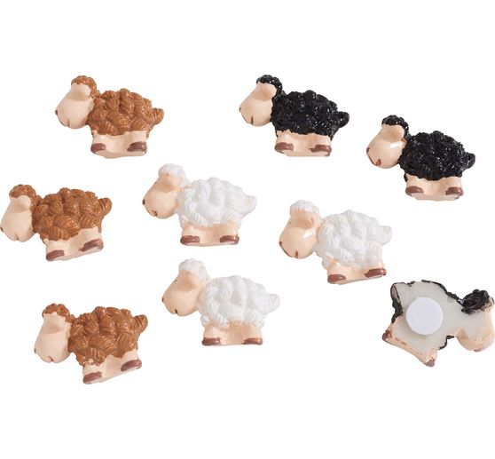 Pi&egrave;ces &agrave; disperser VBS &laquo; Moutons &raquo;, avec pastille adh&eacute;sive
