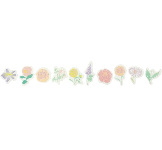 Washi sticker "Pastel flowers"