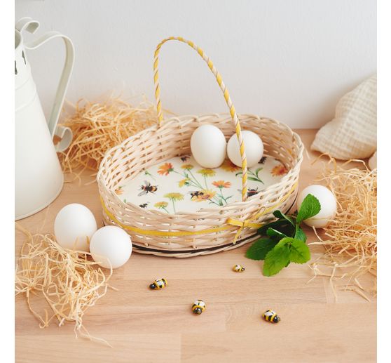 VBS Craft kit rattan cane "Oval basket"