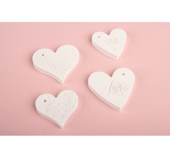 Set de moule en silicone d&eacute;corations &agrave; suspendre &laquo; Love &raquo;, 4 motifs
