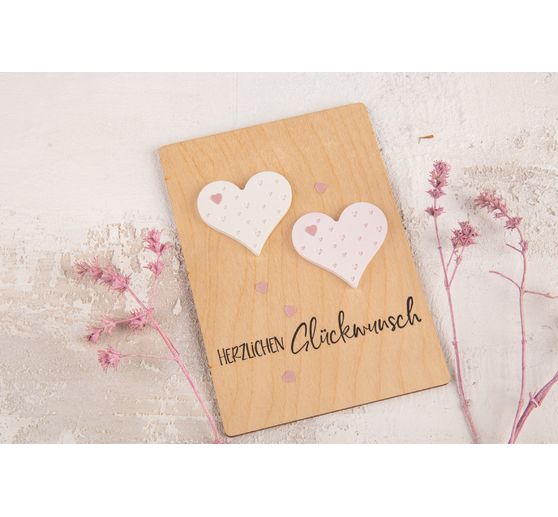 Set de moule en silicone d&eacute;corations &agrave; suspendre &laquo; Love &raquo;, 4 motifs