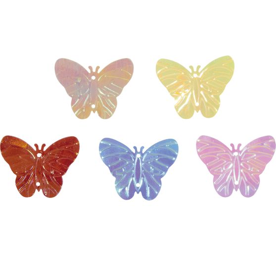 Pi&egrave;ces &agrave; disperser sequins &laquo; Papillons &raquo;