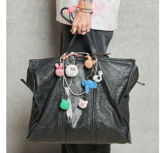 Kit crochet porte-cl&eacute;s Ricorumi &laquo; Animals &raquo;