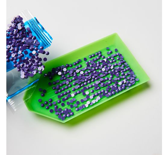 Diamond Painting Set "Sparkling wreath of flowers"