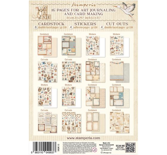 Junk Journal Book &laquo; Baby &raquo;