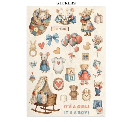 Junk Journal Book &laquo; Baby &raquo;