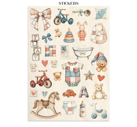 Junk Journal Book &laquo; Baby &raquo;