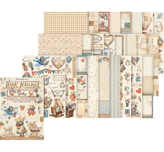 Junk Journal Book &laquo; Baby &raquo;