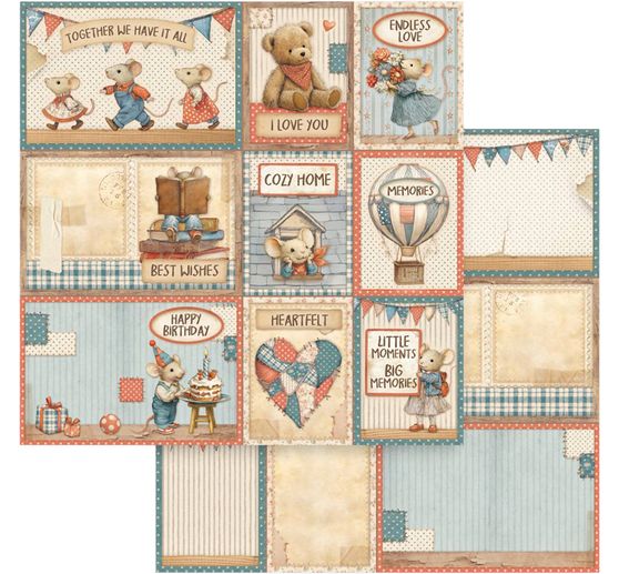 Bloc de papier scrapbooking &laquo; Family &raquo;