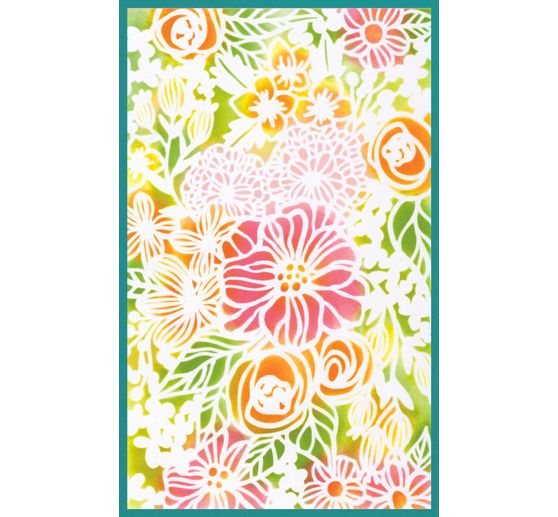 Sizzix Stencil set &laquo; Botanicals &raquo;, 4 pi&egrave;ces