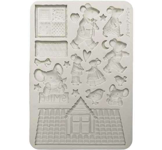 Silicone mould A5 "Family", Mice