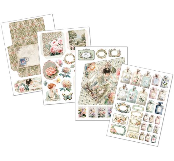 Junk Journal & Ephemera Book "Afternoon Tea"