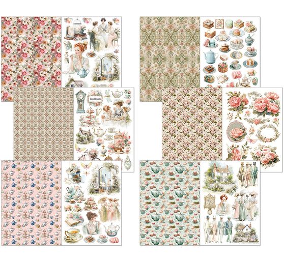 Junk Journal & Ephemera Book "Afternoon Tea"