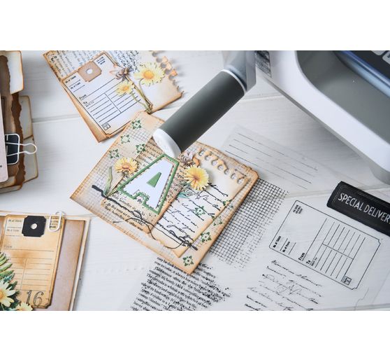 Sizzix Thinlits Punching template "Alphabet by 49 and Market"