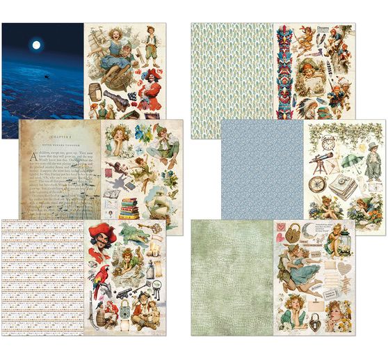 Junk Journal & Ephemera Book "Neverland"