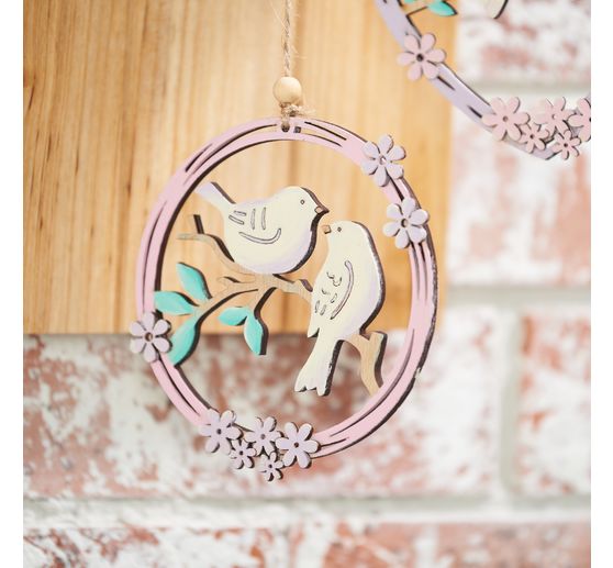 VBS Decorative wooden panel with suspension