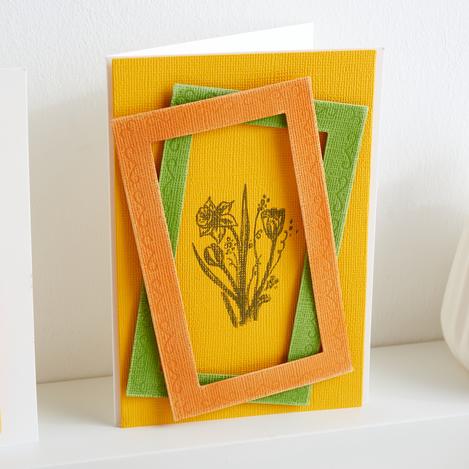 Osterkarten mit Stanzschablonen