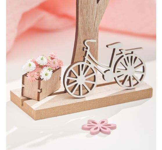 D&eacute;coration &agrave; embo&icirc;ter en bois VBS &laquo; Arbre au nichoir &raquo;