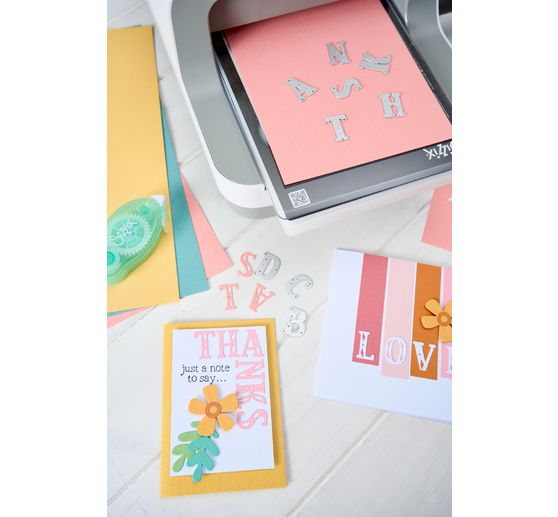 Gabarit d&rsquo;estampe Sizzix Thinlits &laquo; Folk Alphabet &raquo;