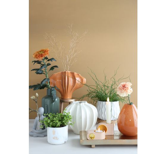 Bougeoirs pour bougies &agrave; tige et bougies chauffe-plat