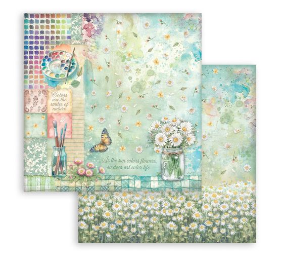 Scrapbook block "Daisy Art"
