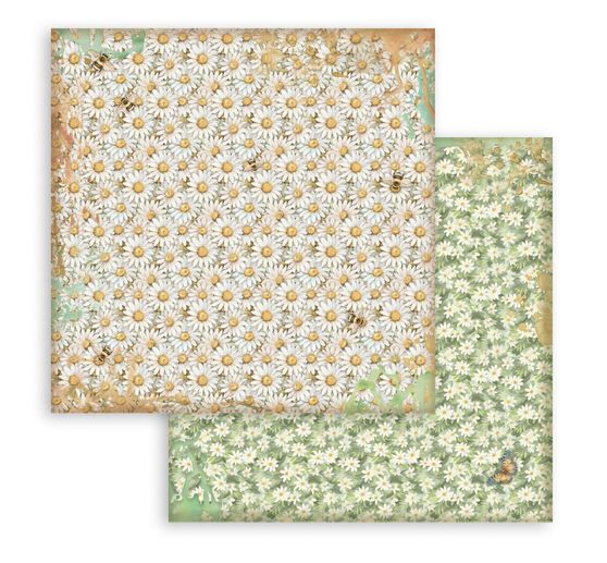 Bloc de papier scrapbooking &laquo; Daisy Art Backgrounds &raquo;