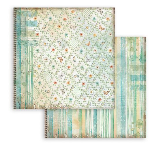 Bloc de papier scrapbooking &laquo; Daisy Art Backgrounds &raquo;