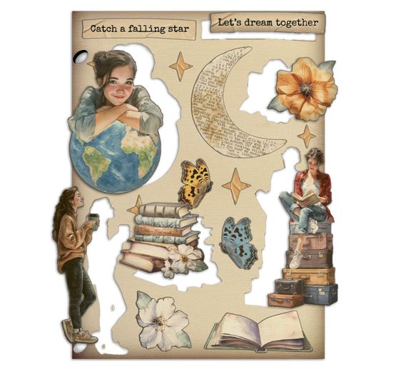 Lasercut motifs "Secret Diary"