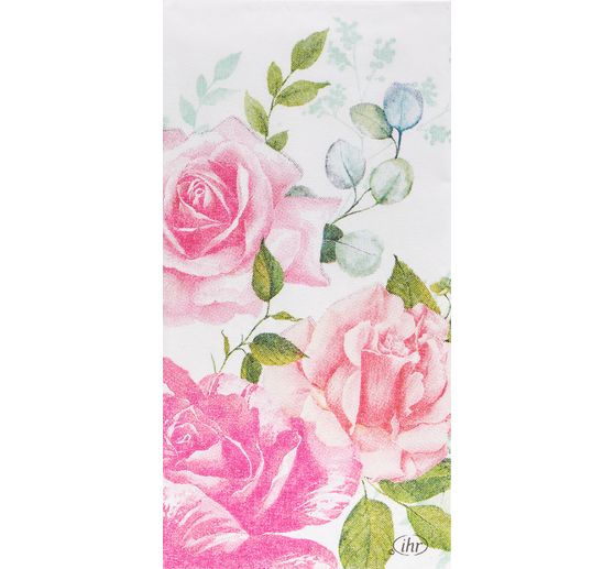 Mouchoirs en papier &laquo; Roses &raquo;