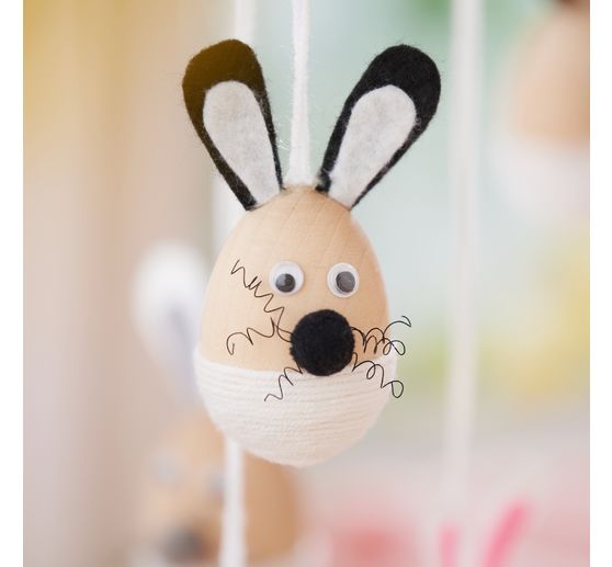 VBS Craft kit decoration pendants "Egg bunnies"