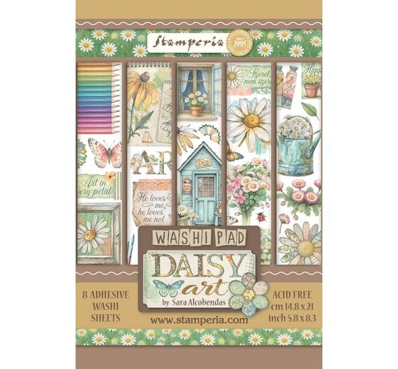 Washi Pad &laquo; Daisy Art &raquo;