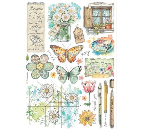 Washi Pad &laquo; Daisy Art &raquo;