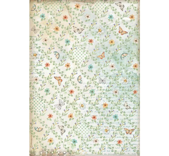 Motif straw silk assortment "Daisy Art", set of 6