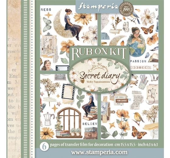 Assortiment de Rub On &laquo; Secret Diary &raquo;